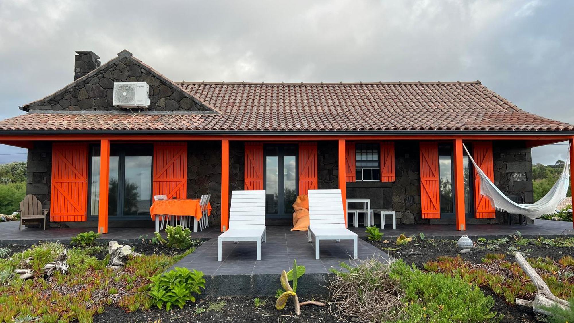 Casa Baleia Laranja Ocean-Front Villa Madalena  Eksteriør billede